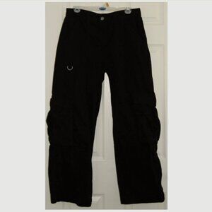 Simple Society Black Cargo Pants, Women Size 9/29 (31" Waist)